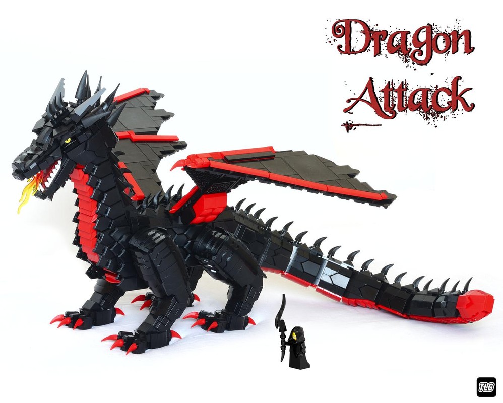 LEGO MOC-246687 Dragon Attack by _TLG_ | Rebrickable - Build with LEGO