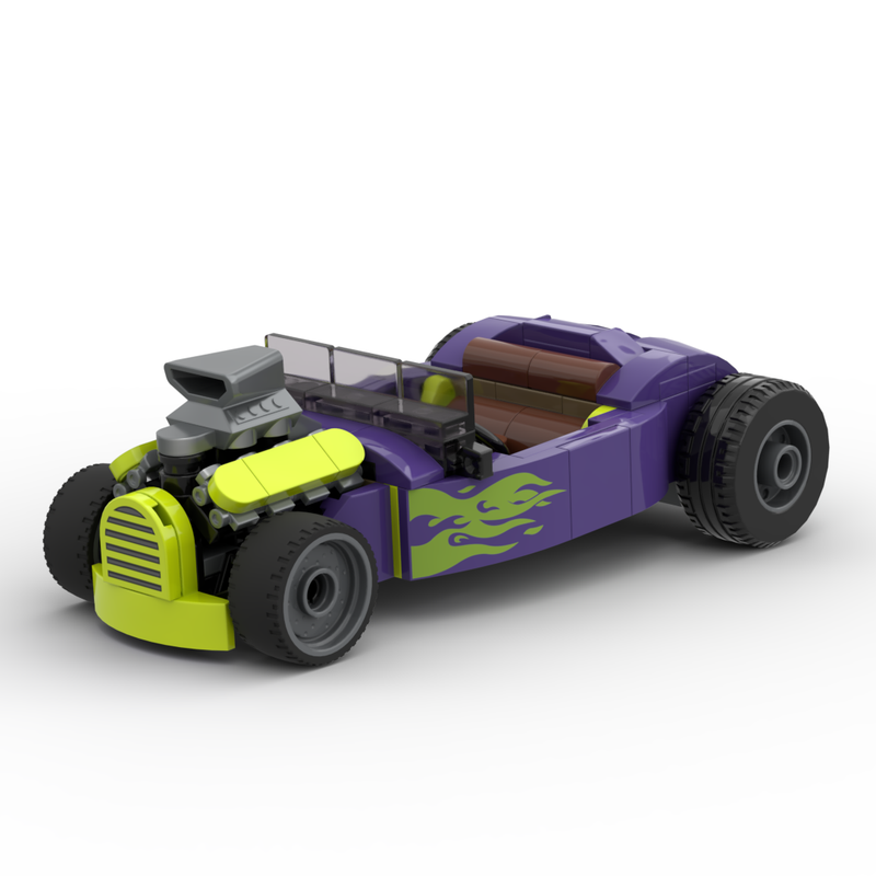 LEGO MOC-246746 60485 hotrod roadster 8 stud wide by VincentDeJong