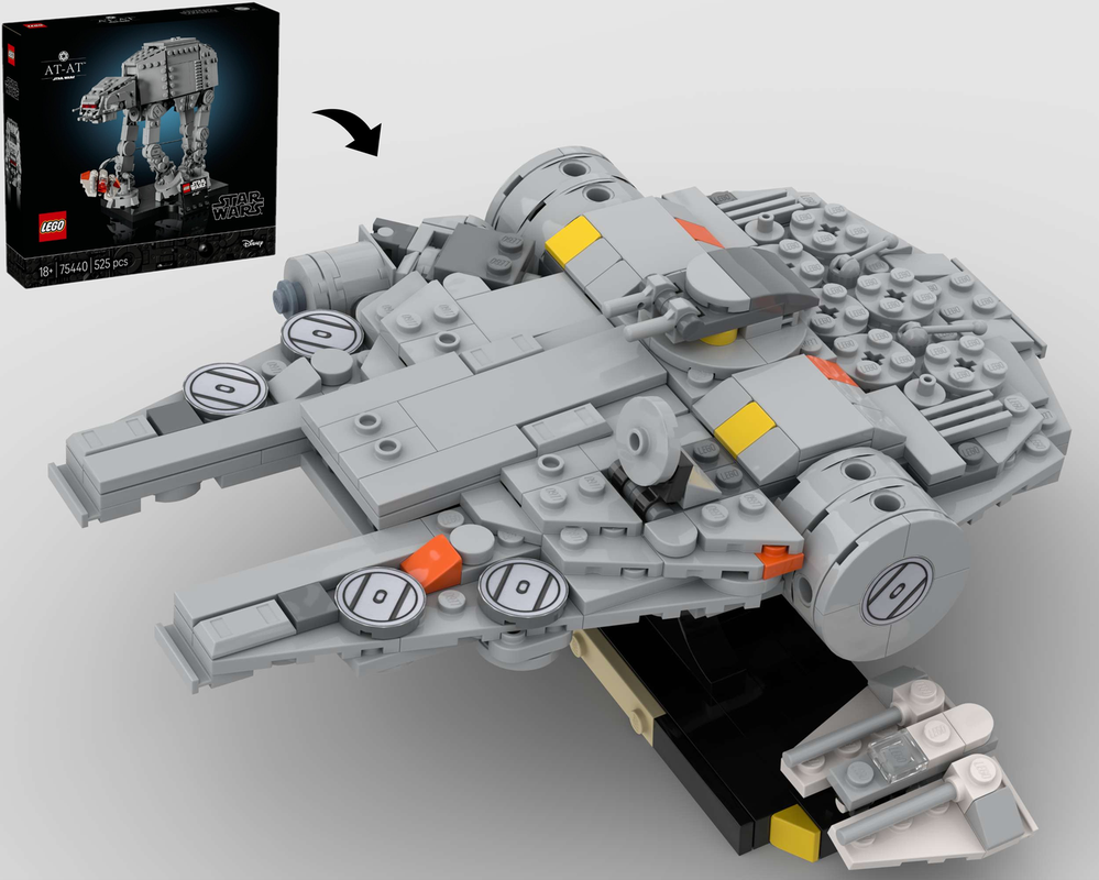 LEGO MOC-246765 Millennium-Falcon Midi Scale – Alternate Build of