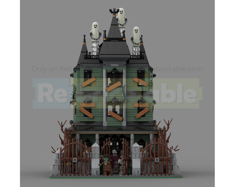 LEGO MOC THE HAUNTED MANSION modular deluxe ediction by ...