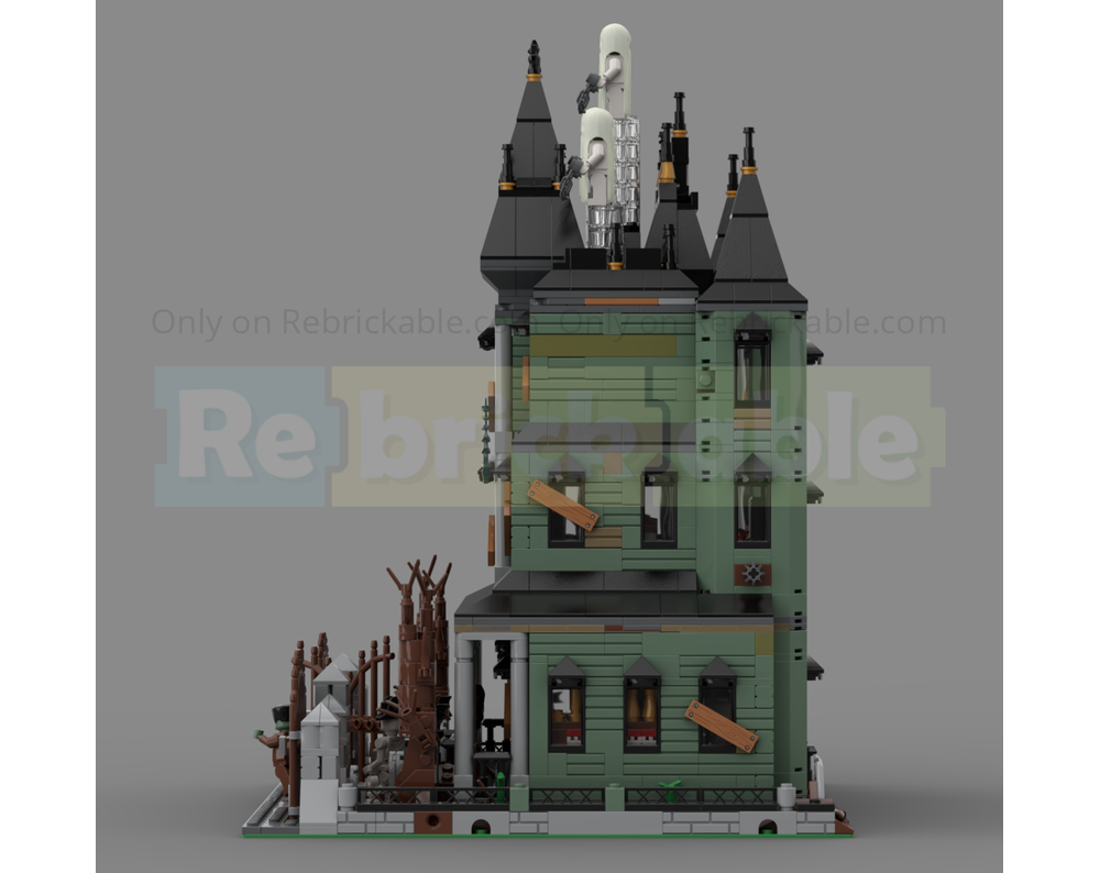 LEGO MOC THE HAUNTED MANSION modular deluxe ediction by ...