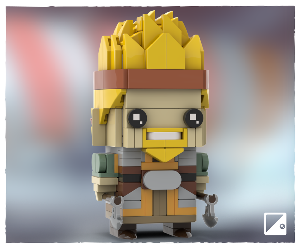 LEGO MOC-246837 Vinland Saga LEGO Brickheadz MOC ~ Thorkell (Thorkell ...