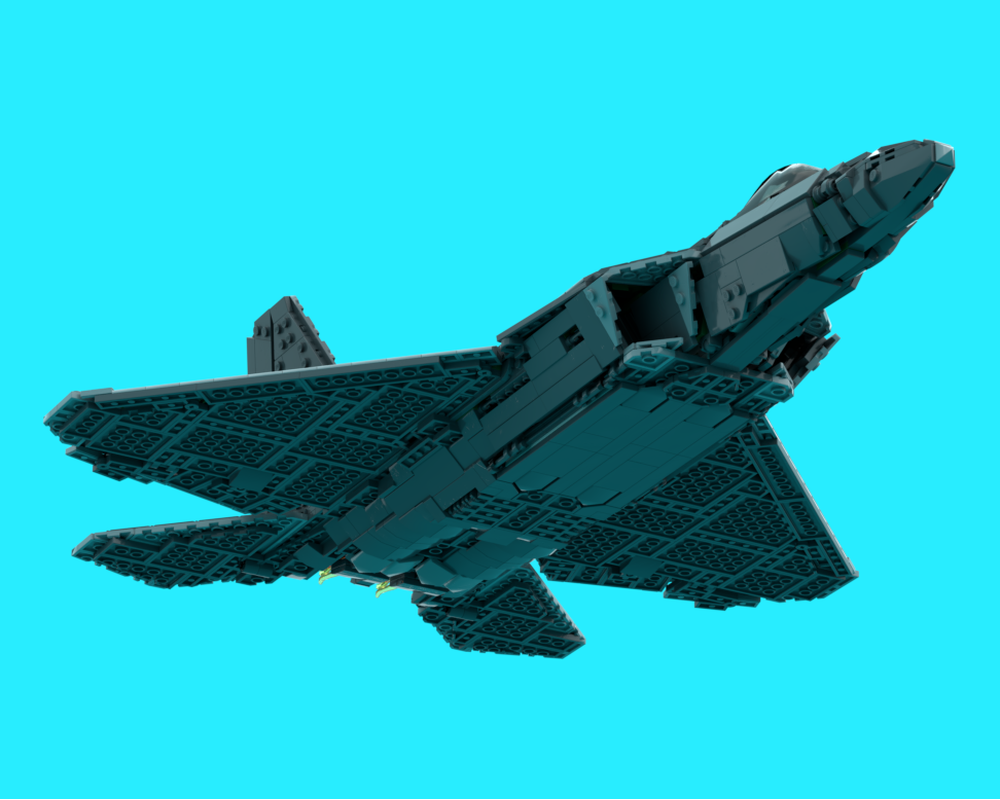 LEGO MOC F-22 Raptor by Brickblins | Rebrickable - Build with LEGO