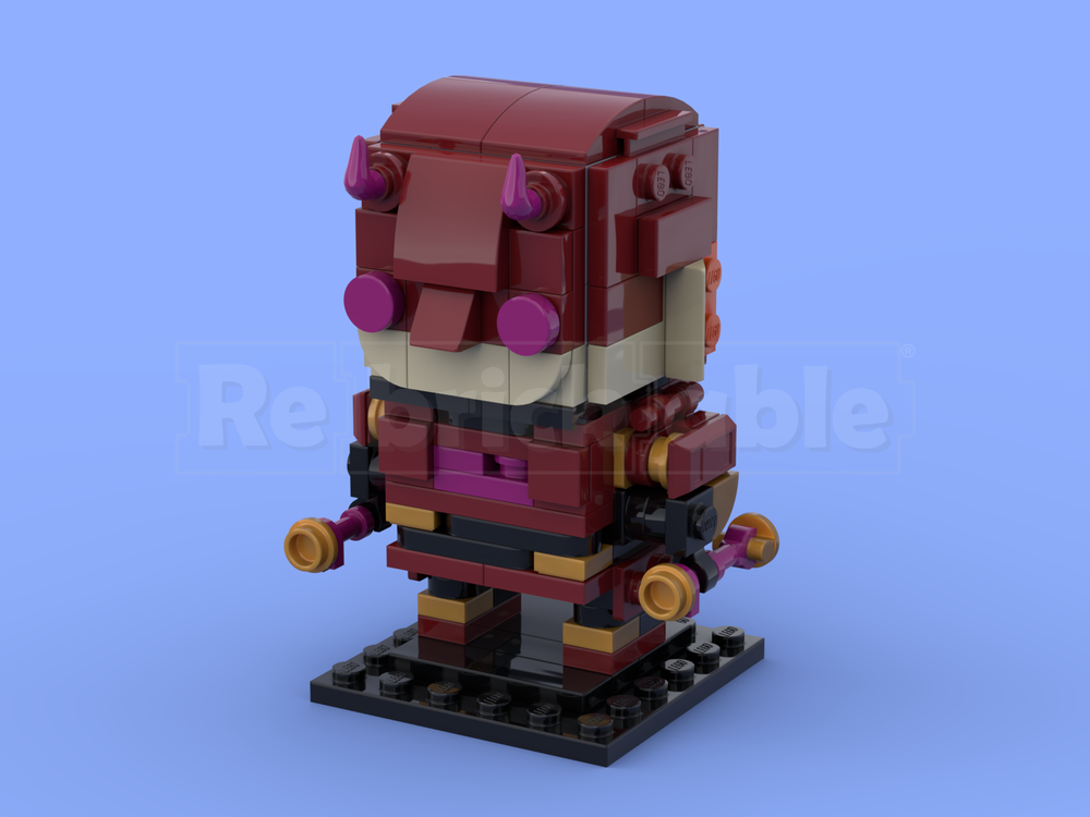 LEGO MOC-246875 Marvel Rivals- Daredevil Brickheadz by Penguins and ...