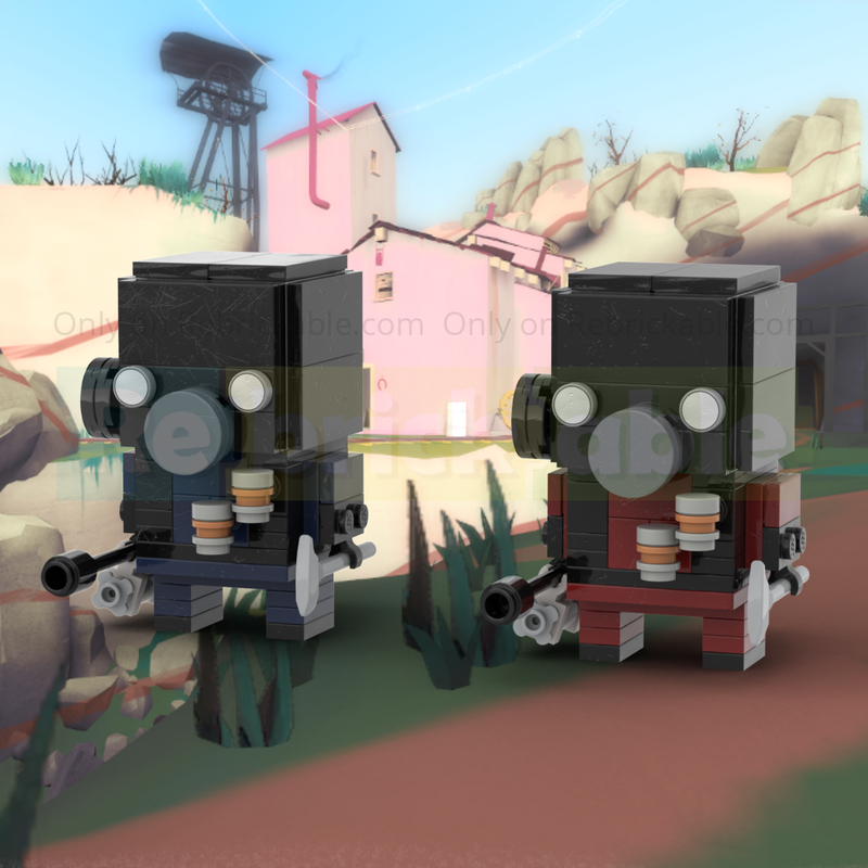 LEGO MOC-246891 Pyro | LEGO Brickheadz | Team Fortress 2 by ...