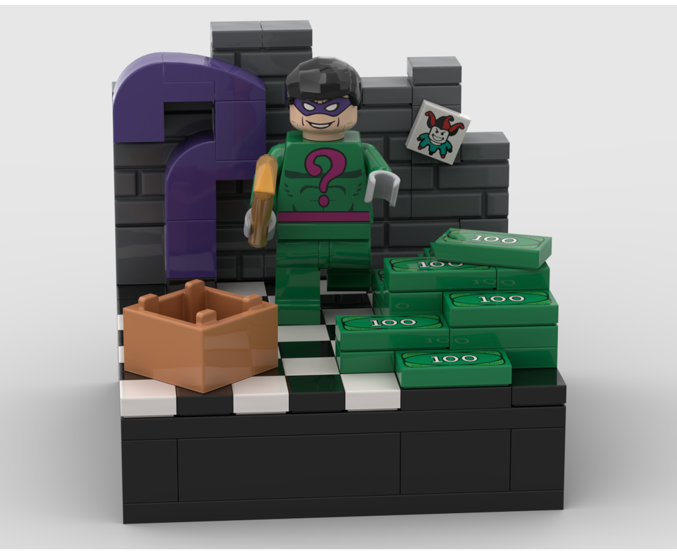 LEGO MOC-247172 The Riddler Display by Txizu | Rebrickable - Build with ...