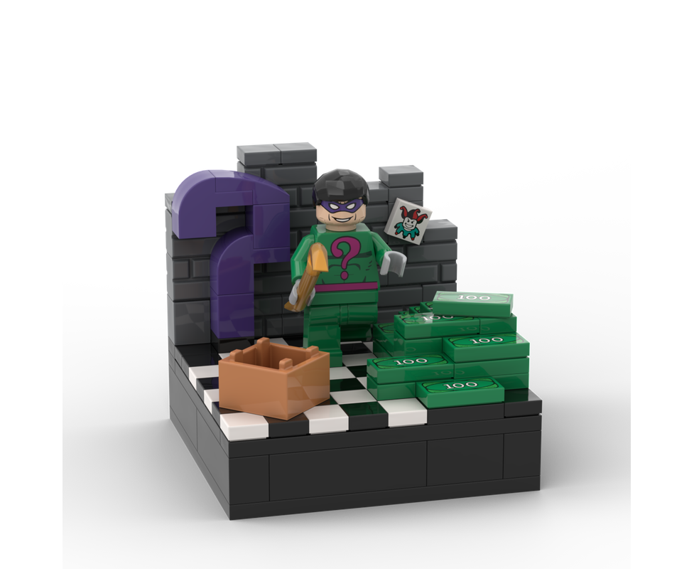 LEGO MOC-247172 The Riddler Display by Txizu | Rebrickable - Build with ...