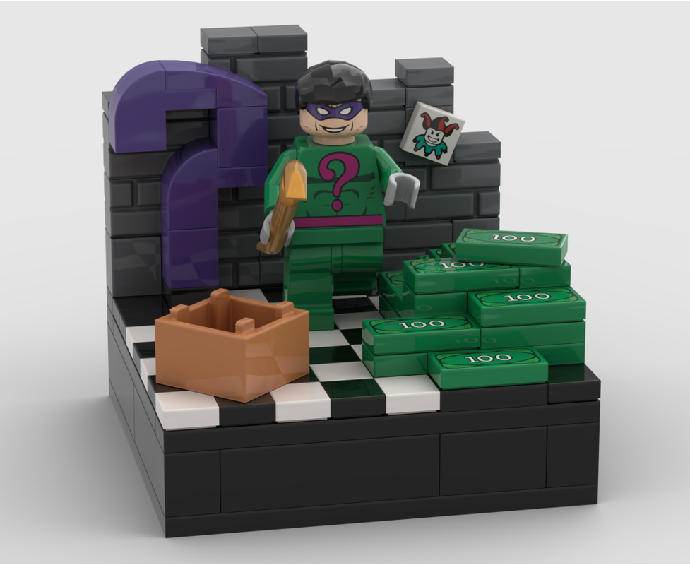 LEGO MOC-247172 The Riddler Display by Txizu | Rebrickable - Build with ...