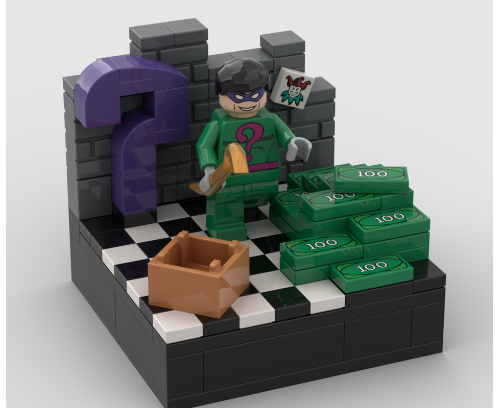 LEGO MOC-247172 The Riddler Display by Txizu | Rebrickable - Build with ...