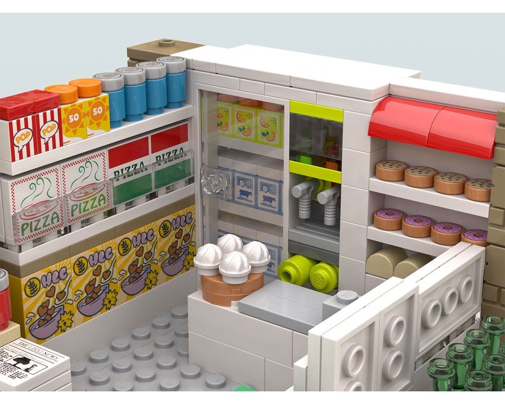 LEGO MOC-247251 Convenience Store by Xenlc | Rebrickable - Build with LEGO