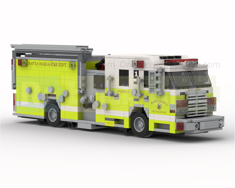 LEGO MOC-247337 2020 Spartan Gladiator/HITECH Fire Engine Santa Maria ...