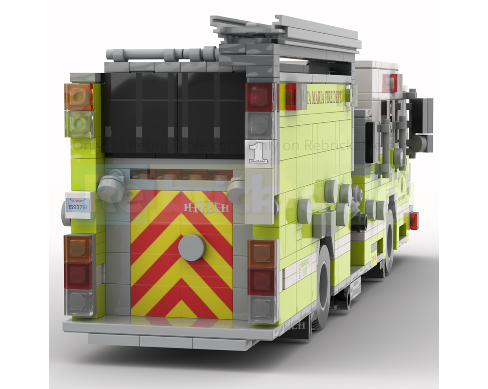 LEGO MOC-247337 2020 Spartan Gladiator/HITECH Fire Engine Santa Maria ...