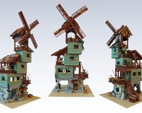 Old Mill by the Sea