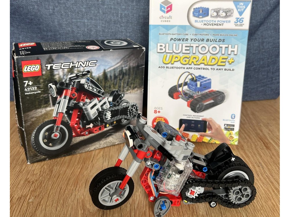 LEGO MOC-247398 Motorised 42132 Motorcycle using Circuit Cubes by ...