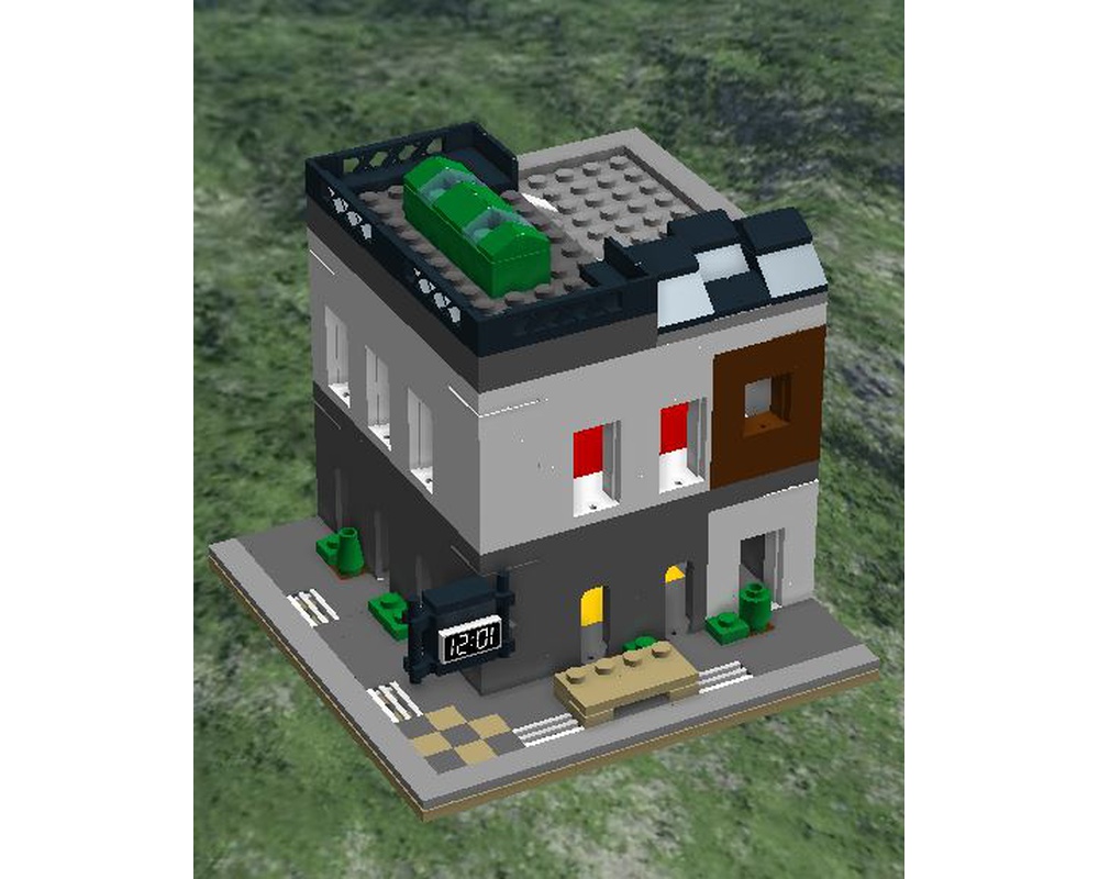 Lego Moc 11737 Brick Bank Extra Floor Modular Buildings 2017