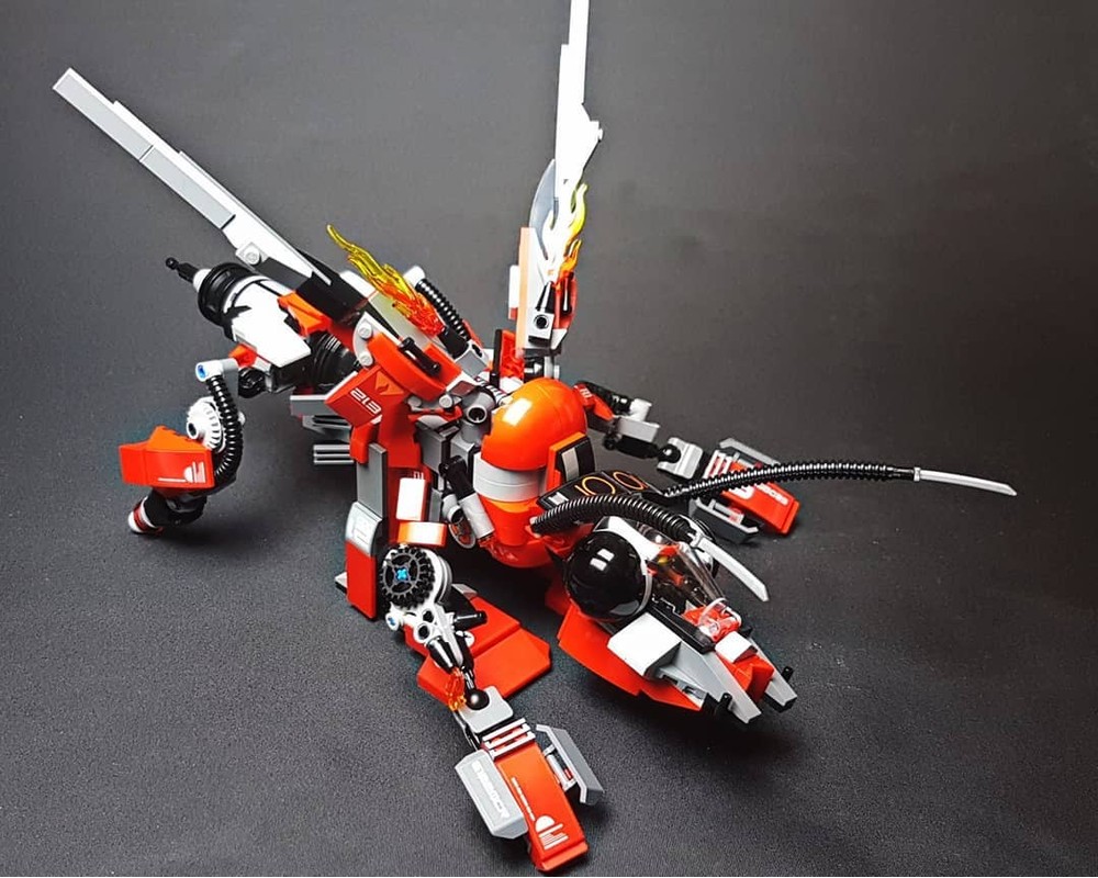 lego ninjago fire mech instructions