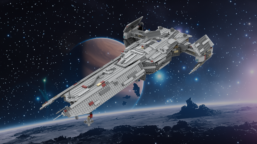 LEGO MOC-247556 Helldivers 2 Super Destroyer - 75105 Millennium
