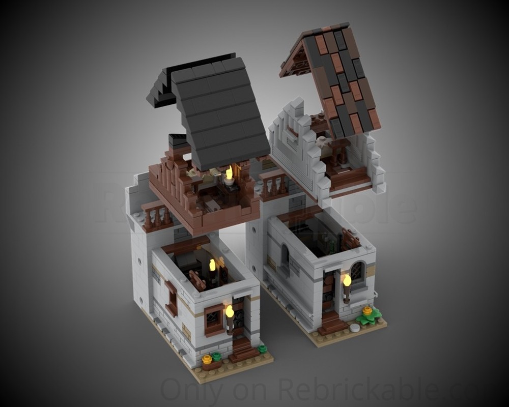 LEGO MOC-247558 Modular Castle Mini Houses Set 2 - Mini Häuser Set 2 by ...