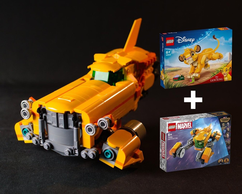 L BUILDセット LEGO MOC-247577 Rocket's Star Truck 43243 + 76254 Alternate Build