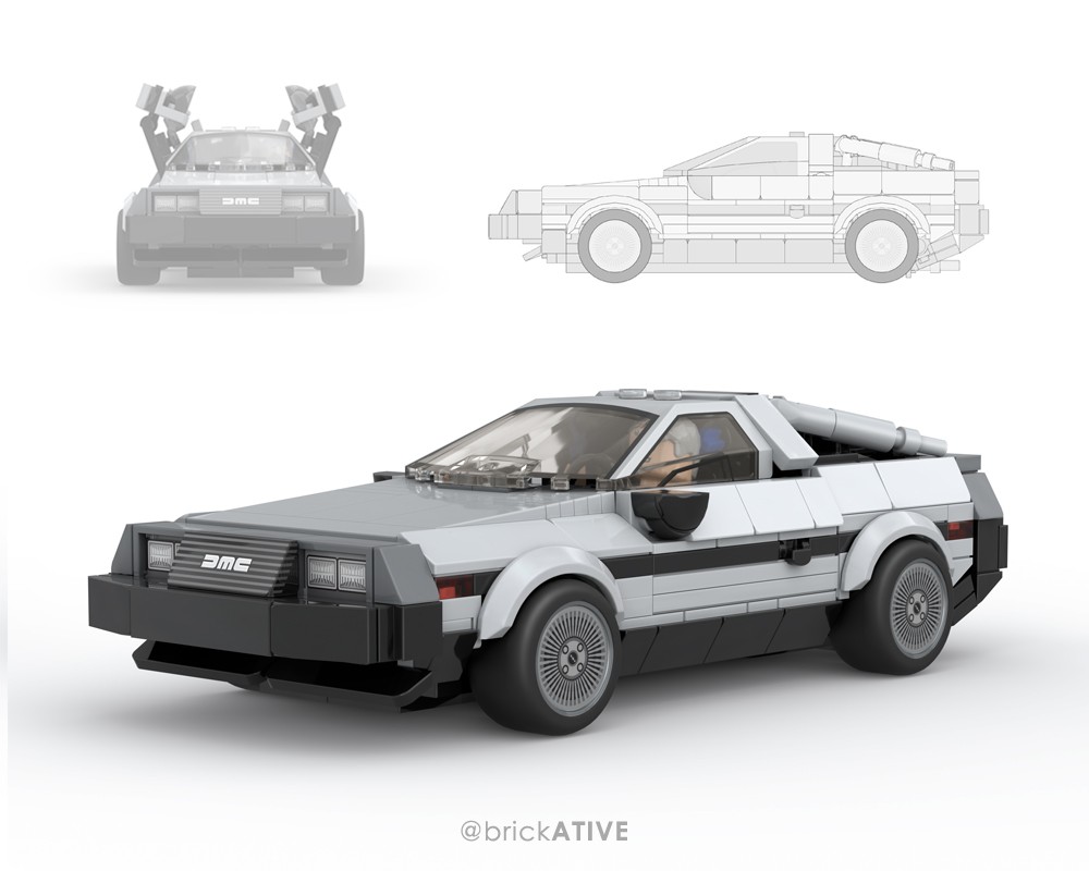 LEGO MOC-247624 Delorean by BrickAtive | Rebrickable - Build with LEGO