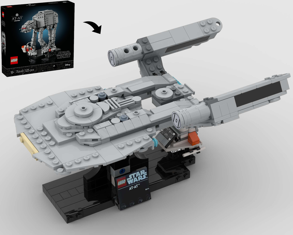 LEGO MOC-247699 Enterprise NX-01 Midi Scale - Alternate Build of