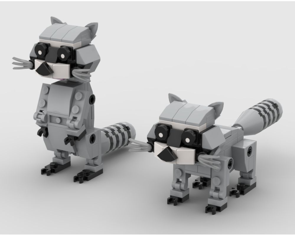LEGO MOC-247719 Raccoon by RacoonBricKS | Rebrickable - Build with LEGO