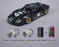 [RC] LEGO Technic 42223 1966 Ford GT40 MKII Race Car with 1 PF L and 1 Servo motor