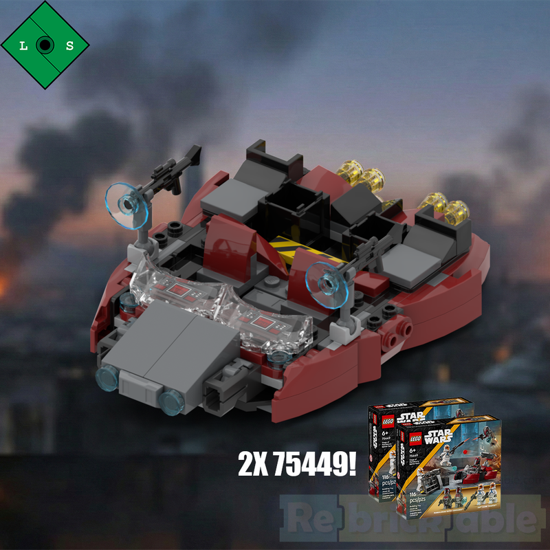 LEGO MOC-247746 2X 75449 Speeder by LucSoleBricks | Rebrickable