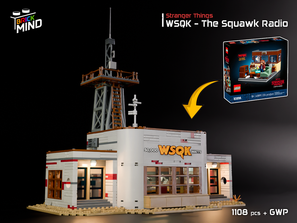 LEGO MOC-247784 WSQK – The Squawk Radio by BRICK_MIND | Rebrickable ...