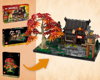Ninjago Four Weapons Blacksmith Display