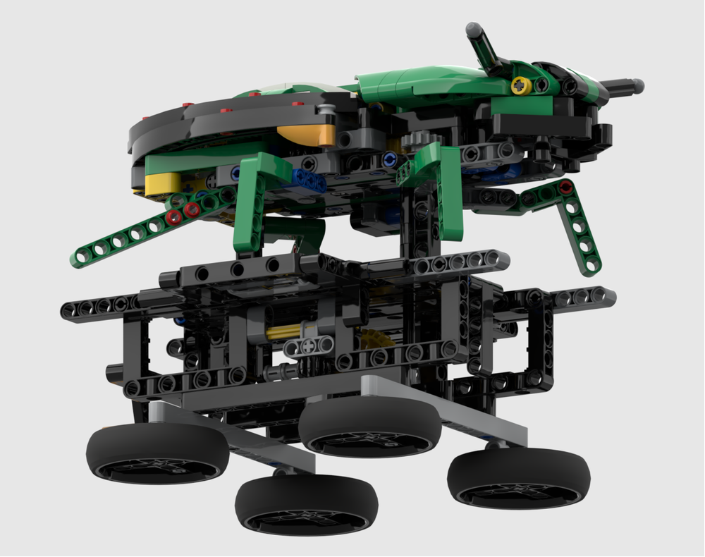 LEGO MOC-247807 Walking Beetle - Kinetic Sculpture by Raptor9889 ...