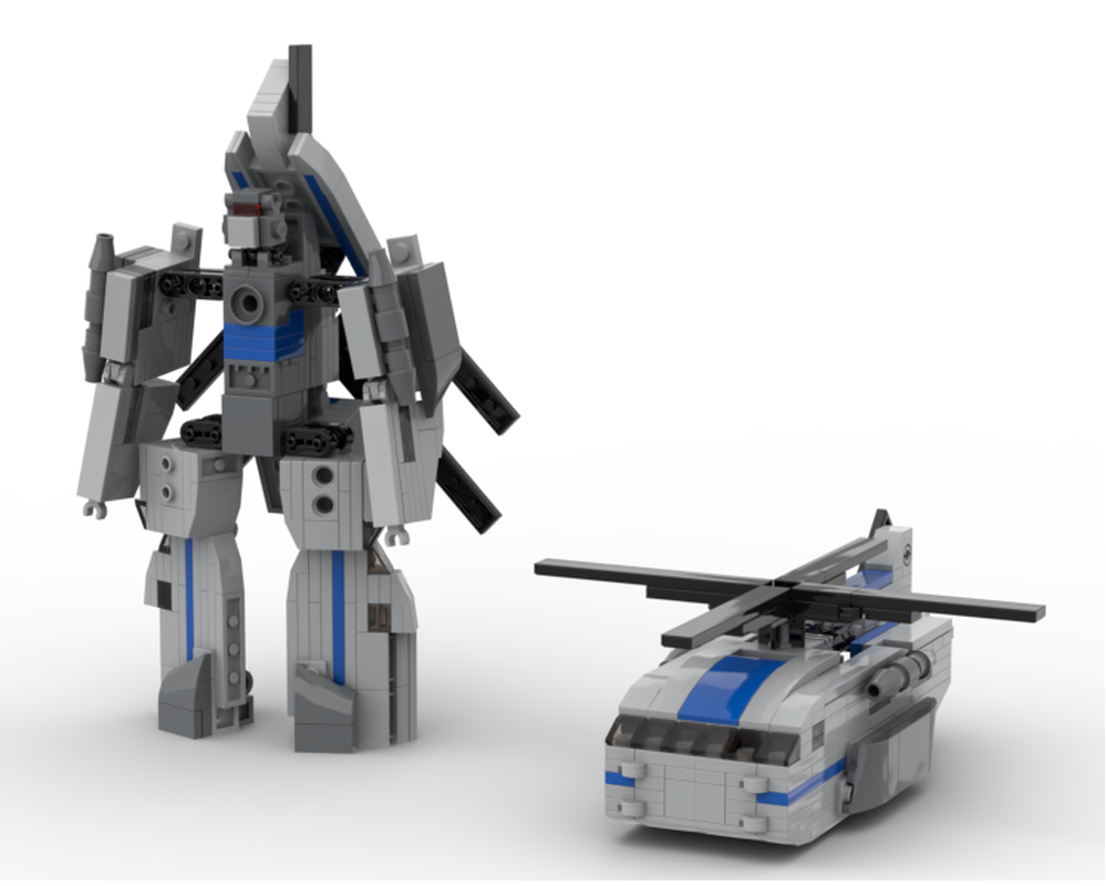 LEGO MOC-247831 Lego Transformer- Vortex by TheScholarlyFool ...