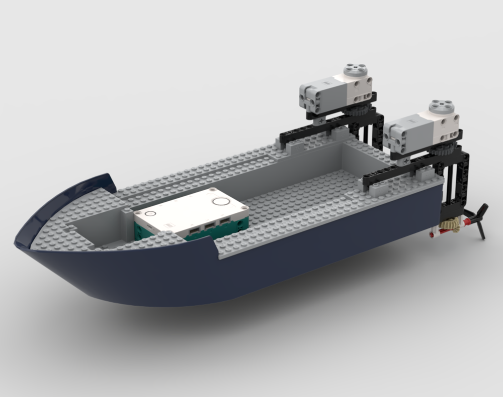 LEGO MOC-247845 RC boat by Binou30 | Rebrickable - Build with LEGO