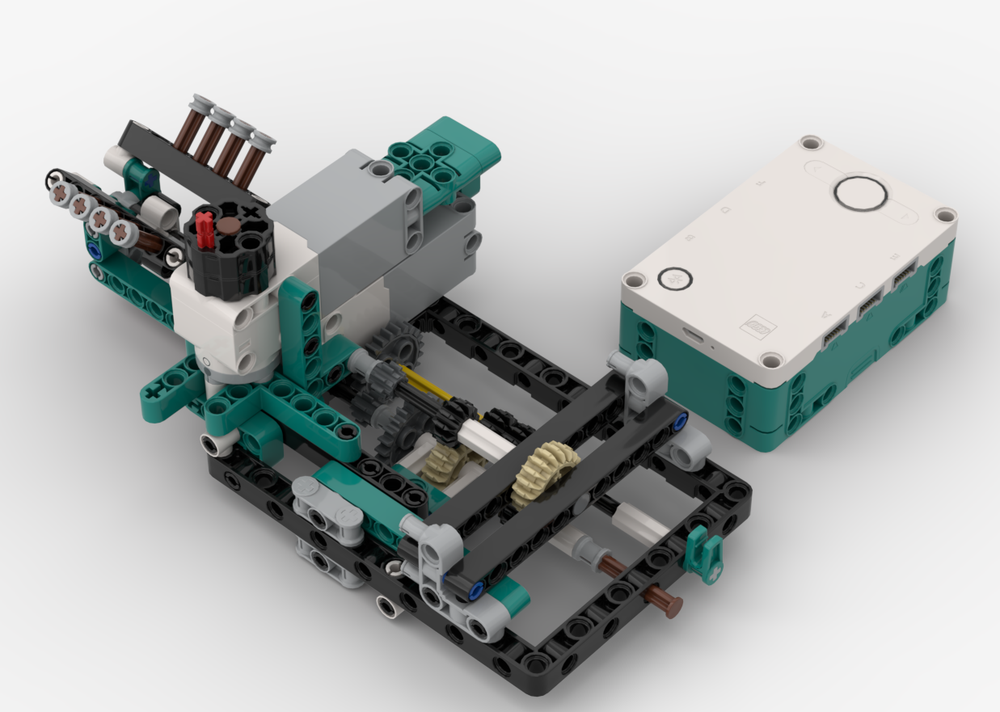 LEGO MOC Cart transmission demonstration by Arpeggi0 | Rebrickable ...
