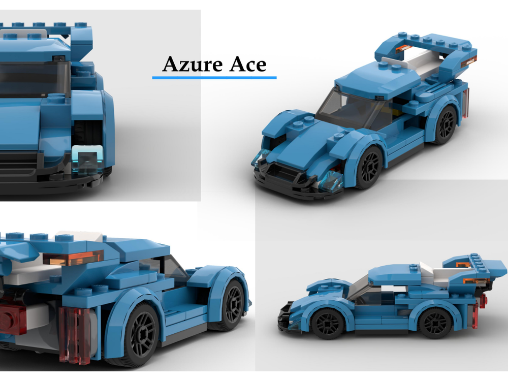 LEGO MOC-247955 Azure Ace: LMP Hypercar by Welsh Dynasty Builds ...