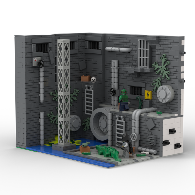 LEGO MOC-248045 Killer Croc’s Underground Hideout by Txizu ...