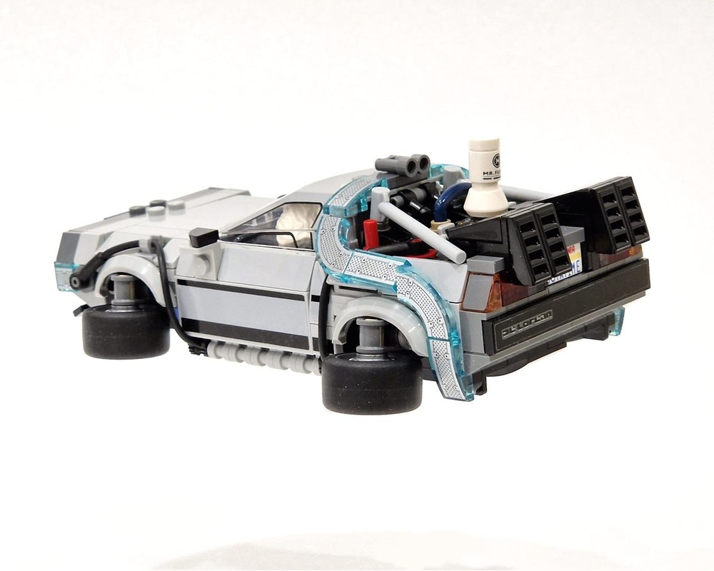 LEGO MOC-248059 77256 Time Machine with Folding Wheels + Studless Hood ...