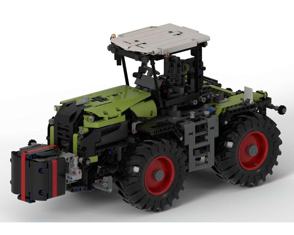 LEGO MOC-24821 42054 Claas Xerion 5000 Modification with Pneumatic Pump (Technic > Model > Farm 