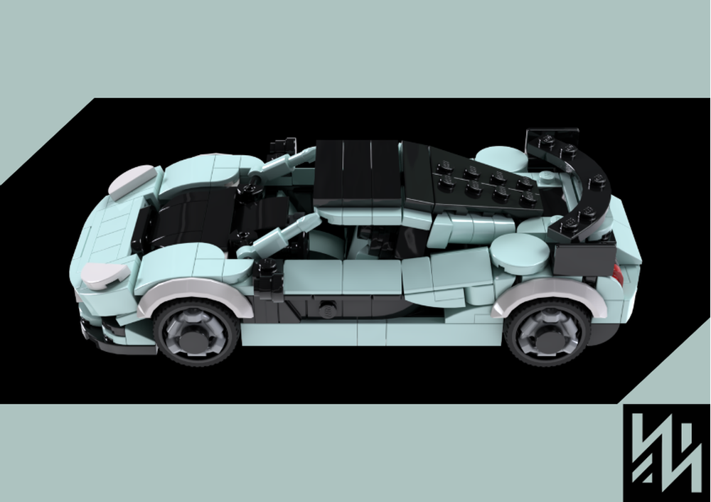 LEGO MOC Inspired by Rimac Nevera R by Noggatogga | Rebrickable - Build ...