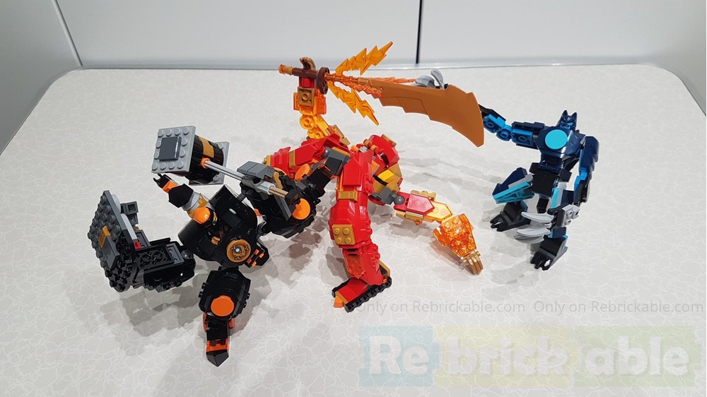 LEGO MOC Lava mech, dwarf mech and wolf mech by Somehow Bricks ...