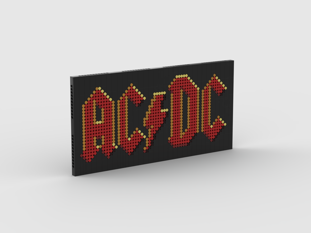 LEGO MOC-248402 Ac/Dc Logo by izzyjim | Rebrickable - Build with LEGO