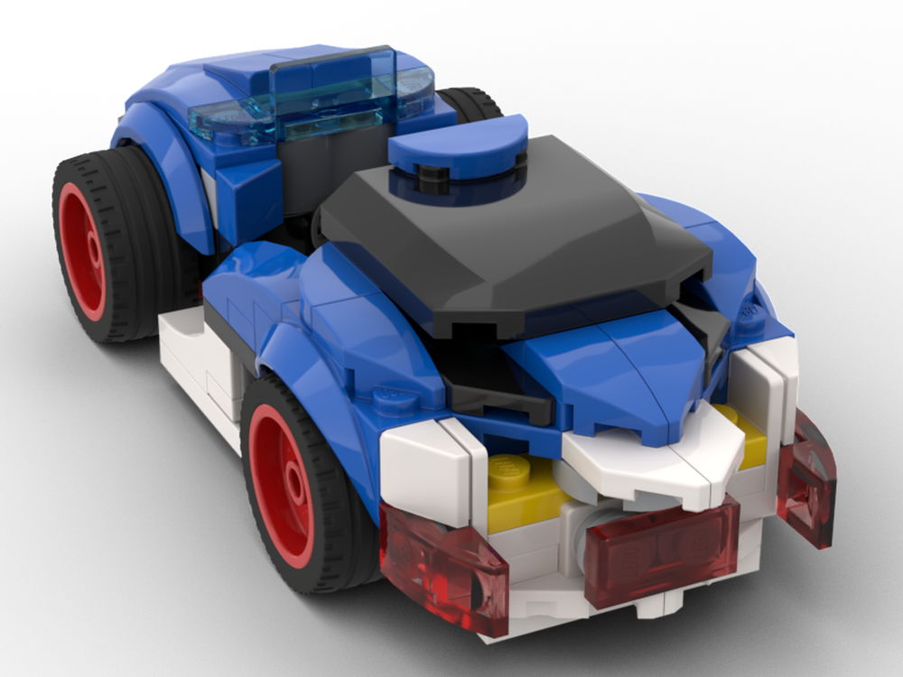 LEGO MOC-248507 77117 - Sonic Racing Car by hoppepe | Rebrickable
