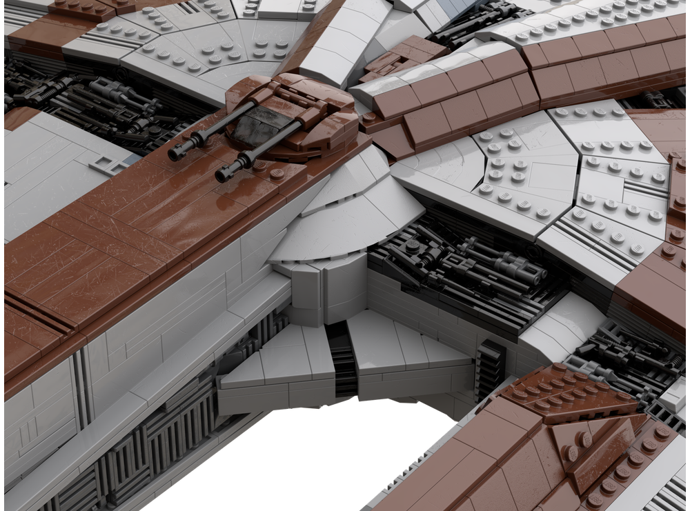 LEGO MOC-248530 Ebon Hawk Dynamic-class freighter KOTOR (Minifig Scale ...