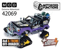 42069 Extreme Adventure RC MOD for Power Function Mortors
