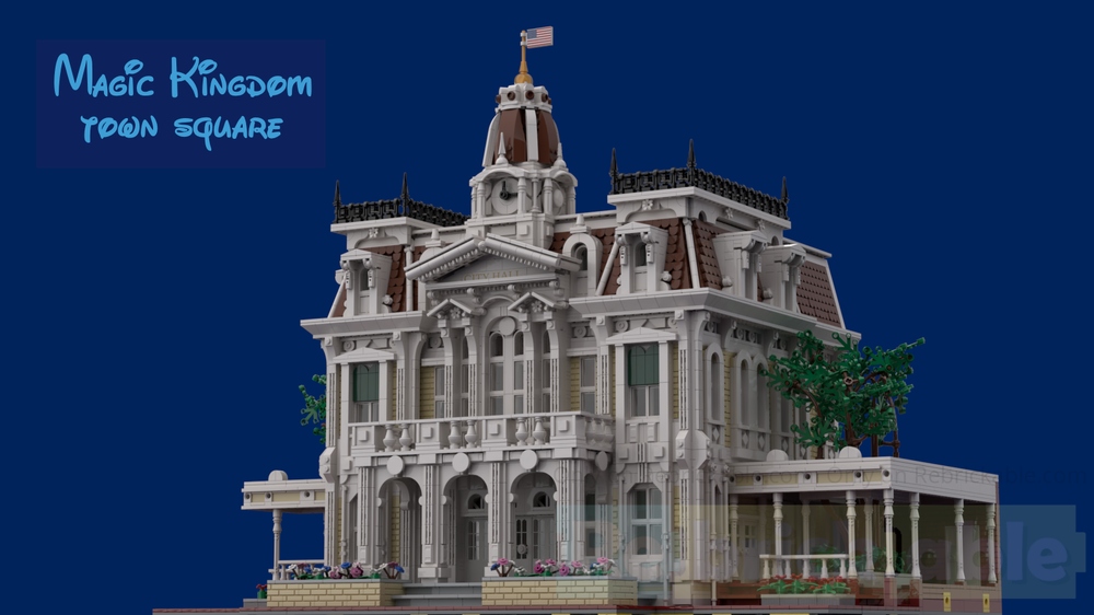 LEGO MOC-248568 Magic Kingdom City Hall (BARE INTERIOR) by WDWBricks ...
