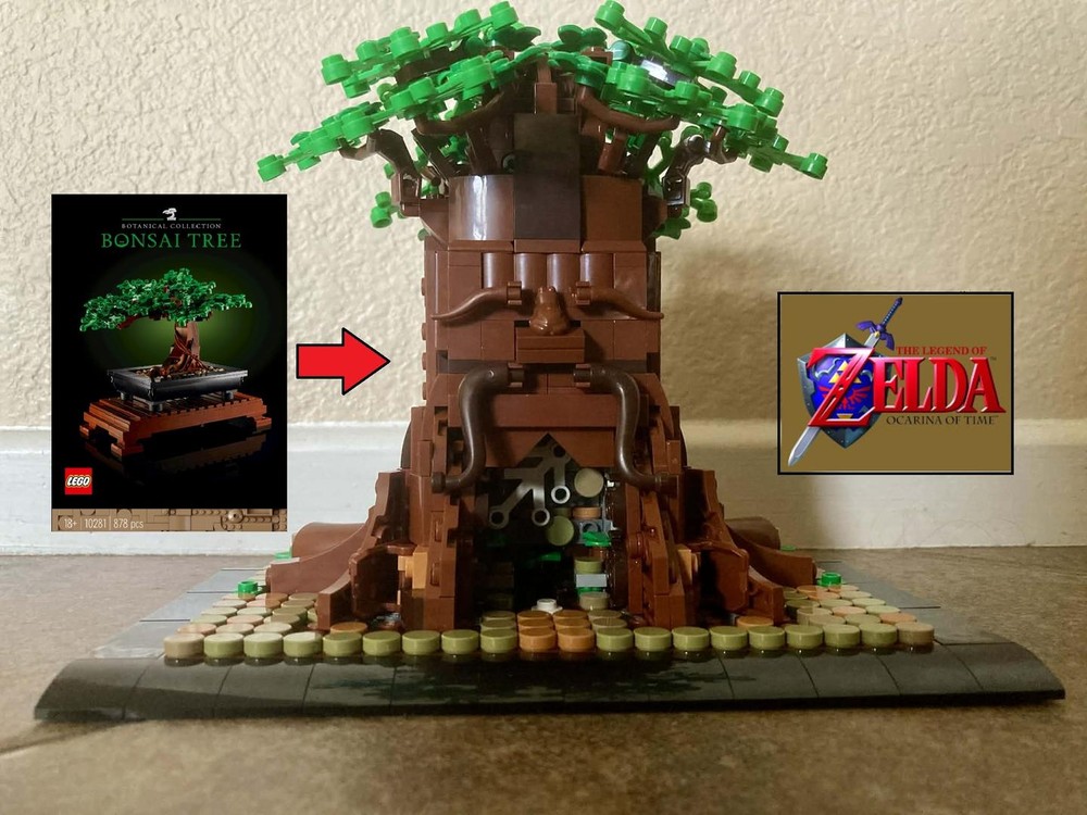 LEGO MOC Zelda Great Deku Tree by CreationCaravan (Brad Barber