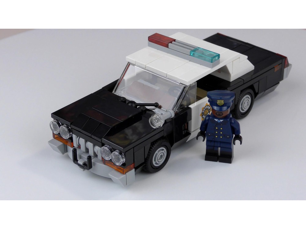 LEGO MOC GCPD Car Police Car 7Studs Wide Car by BricksFeeder Rebrickable Build with LEGO