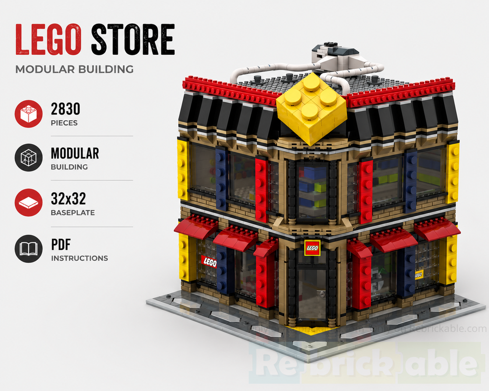 LEGO MOC-248673 LEGO Store Modular by brickmanspark | Rebrickable ...