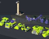 LEGO MOC-248743 TF-006A Transformers Devastator (G1 color) by