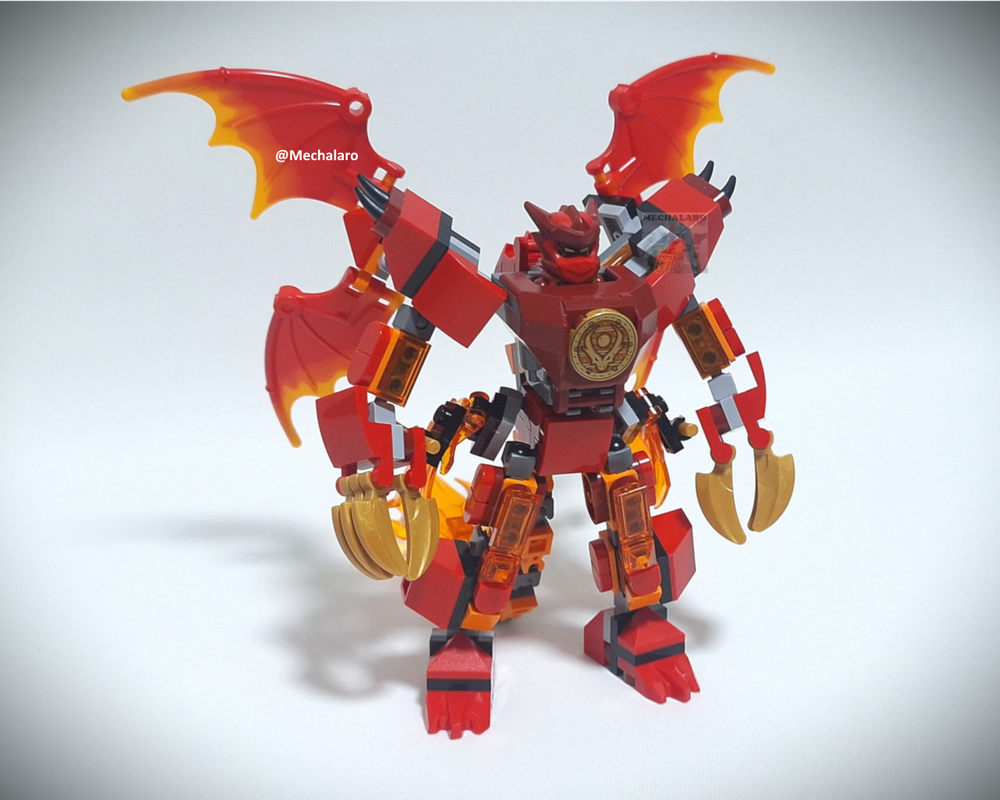 LEGO MOC-248837 Kai's Powered Dragon Mode x3 v1.0 by Mechalaro